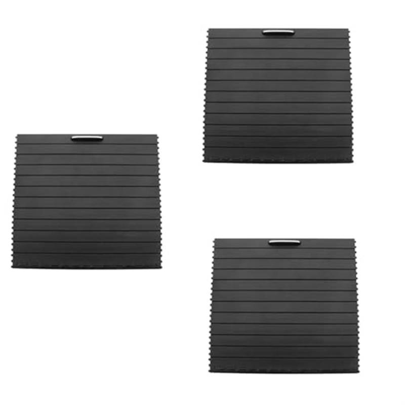 Yurefax 3X Auto Mittelkonsole Rollladen Getränkehalter Schieberollo Abdeckung, for, Ml/Gl/Gle/Gls Klasse W166 W292 2012-2018 Rollo Rollladen für die Mittelkonsole von Yurefax