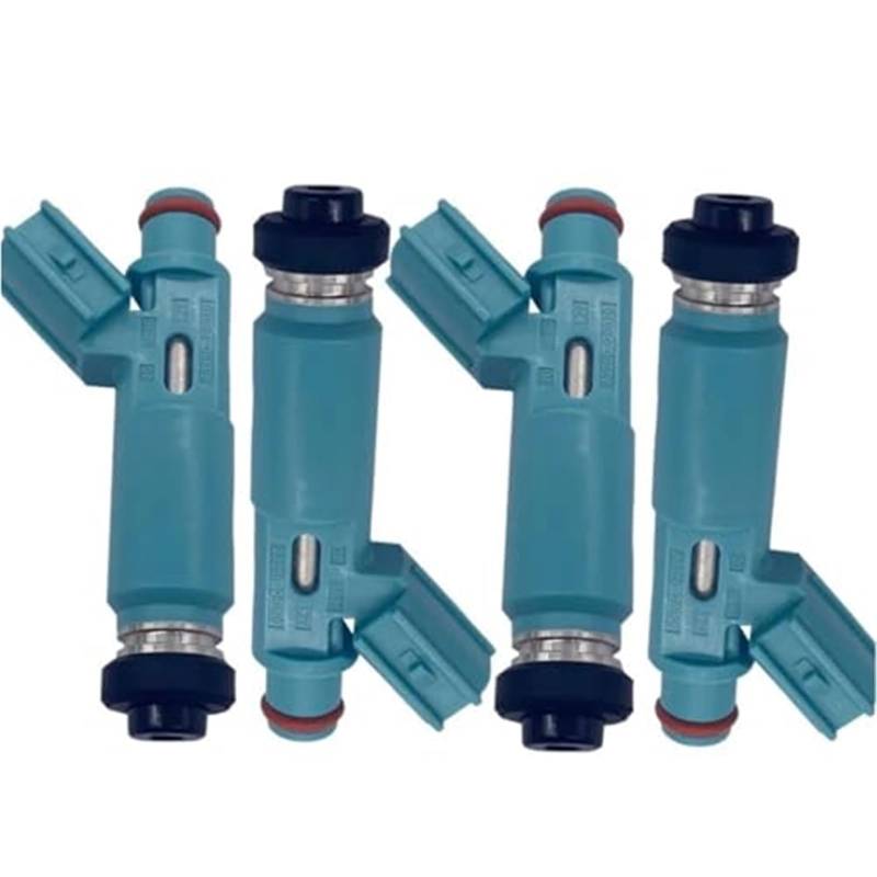 Yurefax 4 Stück 23250-28020 Kraftstoffeinspritzer for 2001–2004, for Toyota, Highlander 2.4L L4 842-12265 2325028020 12 Löcher Auto-Kraftstoffeinspritzdüse von Yurefax