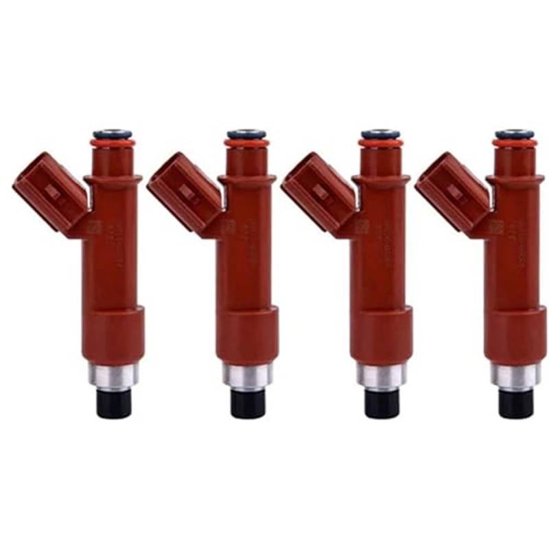 Yurefax 4 Stück 2325021060 23250-21060 23209-21060 Auto-Einspritzdüsen-Benzin-Kits, for Toyota, Yaris 1.3L L4 2006-2011 Auto-Kraftstoffeinspritzdüse von Yurefax