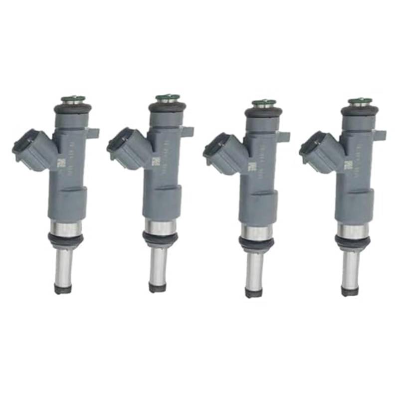 Yurefax 4-teilige Kraftstoffeinspritzdüse 16600-EA00A 16600EA00A FJ744, for Nissan,- Frontier 2005~2017 NP300 2016~2017 2.5L L4 Auto-Kraftstoffeinspritzdüse von Yurefax