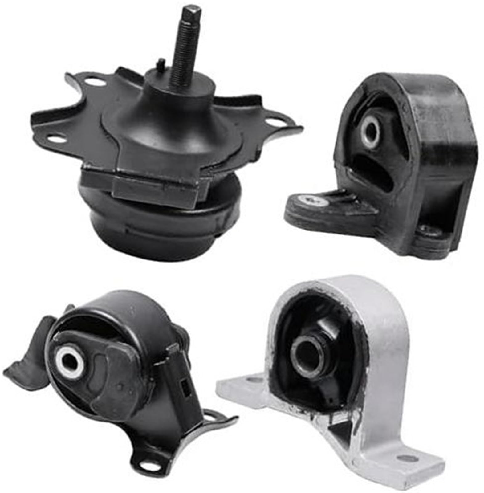 Yurefax 4-teiliges Motorhalterungsset for Civic, 1,7 l 2001–2005, Automatikgetriebe-Motorhalterung, ersetzt A6591, A6588, A6595, A4511 Vibration der Motorhalterung Yurefax 4-teiliges Motorhalterungsset for Civic, 1,7 l 2001–2005, Automatikgetriebe-Motorhalterung, ersetzt A6591, A6588, A6595, A4511 Vibration der Motorhalterung von Yurefax