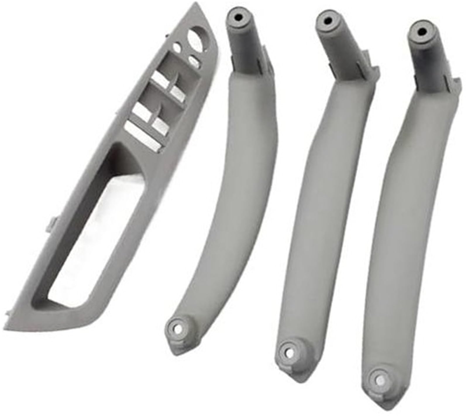 Yurefax 51416975791 LHD RHD Inner Fahrertür Fensterschalter Armlehnenabdeckung Zuggriff, for, X5 X6 E70 E71 E72 2007 2008 2009–2013 Auto-Innentürgriff(Black Gray Lhd 4pcs) von Yurefax