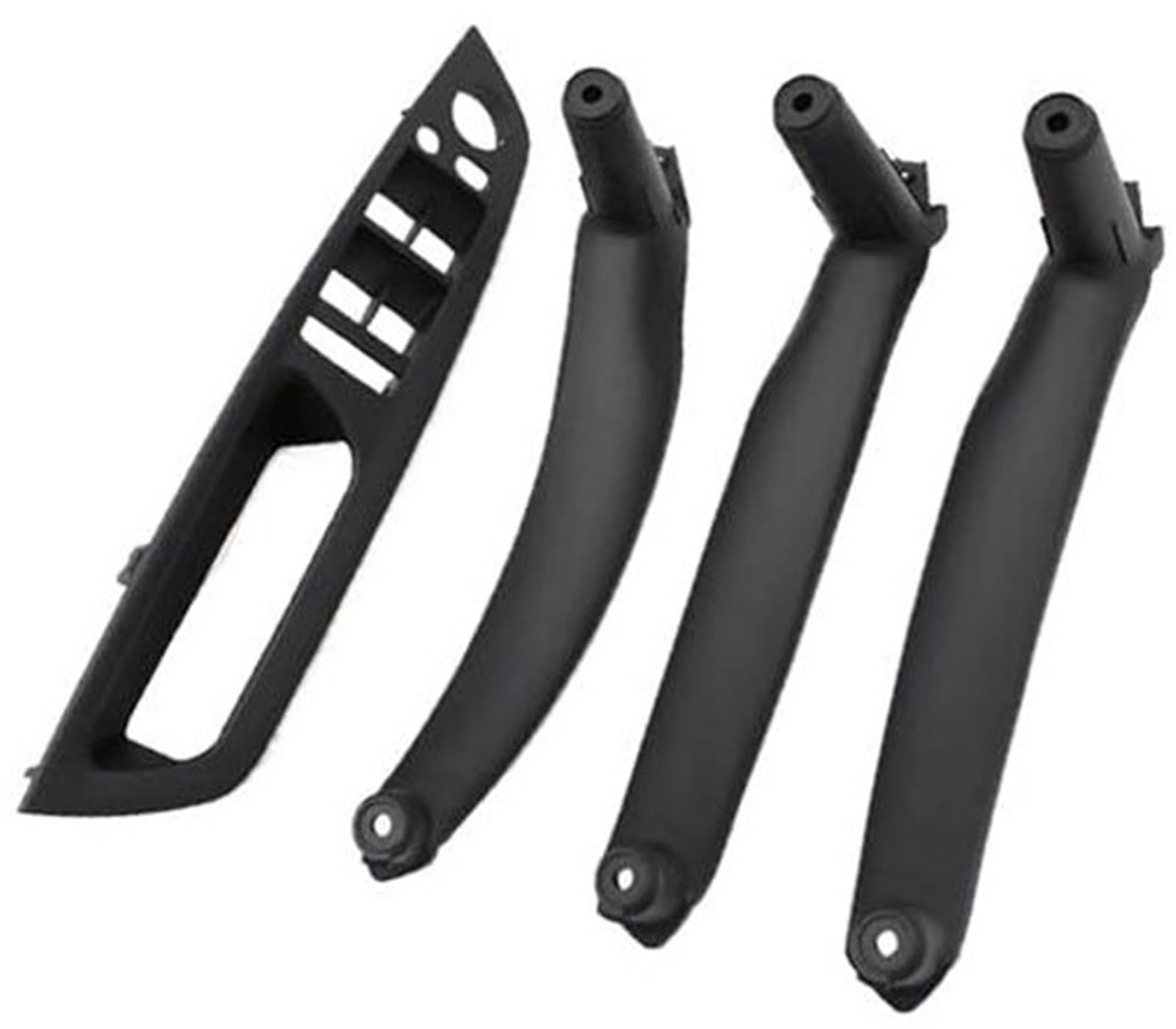 Yurefax 51416975791 LHD RHD Inner Fahrertür Fensterschalter Armlehnenabdeckung Zuggriff, for, X5 X6 E70 E71 E72 2007 2008 2009–2013 Auto-Innentürgriff(Black Lhd 4pcs) von Yurefax