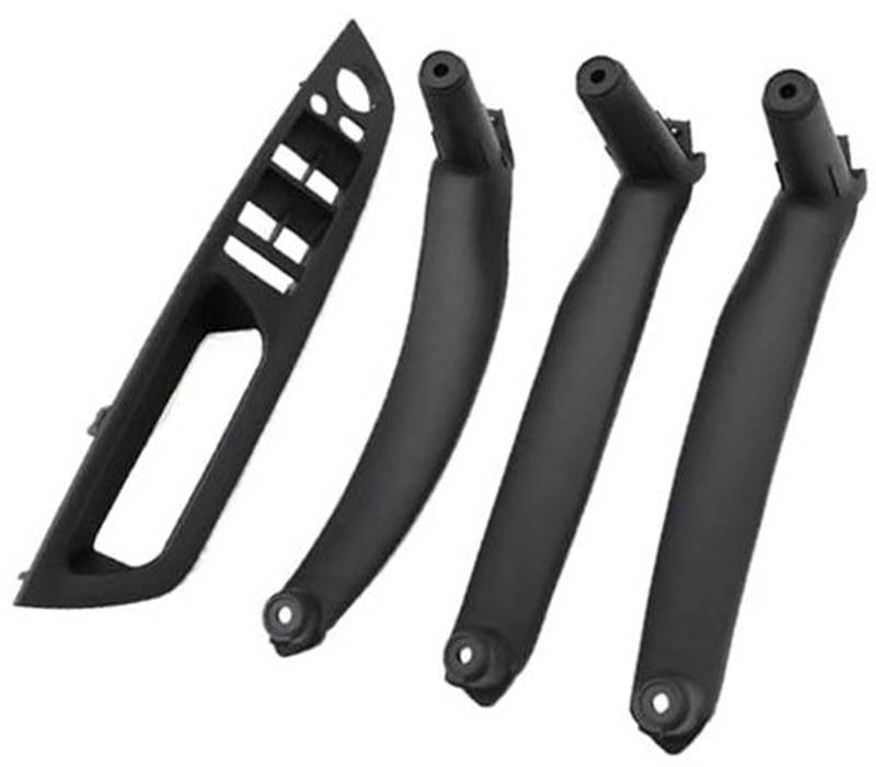 Yurefax 51416975791 LHD RHD Inner Fahrertür Fensterschalter Armlehnenabdeckung Zuggriff, for, X5 X6 E70 E71 E72 2007 2008 2009–2013 Auto-Innentürgriff(Black Lhd 4pcs) von Yurefax