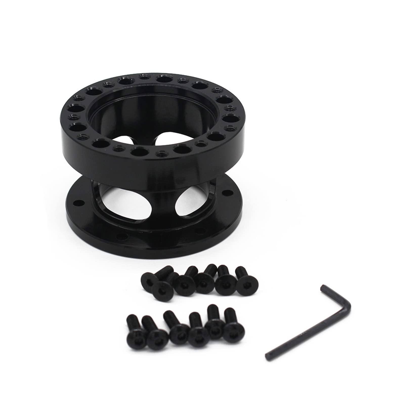 Yurefax 51mm 76mm 101mm Höhe Universal Lenkrad Nabe Adapter Boss Kit Adapter Lenkrad Spacer Lenkradnabe für Autos(51mm) von Yurefax