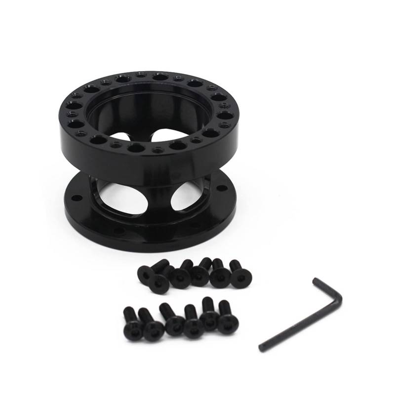 Yurefax 51mm 76mm 101mm Höhe Universal Lenkrad Nabe Adapter Boss Kit Adapter Lenkrad Spacer Lenkradnabe für Autos(51mm) von Yurefax