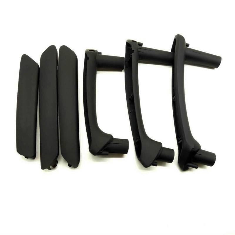 Yurefax 6 Teile/Satz Schwarz Innen Tür Griff Mit Trim, for VW, for Passat, B5 1998-2005 Innere Armlehne Innentürgriff von Yurefax
