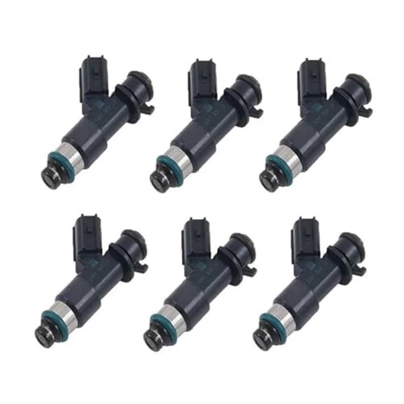 Yurefax 6-teilige Einspritzdüse for 2005–2008, for Acura, RL TL MDX 16450RJAA01 16450-RJA-A01 FJ773 Auto-Kraftstoffeinspritzdüse von Yurefax