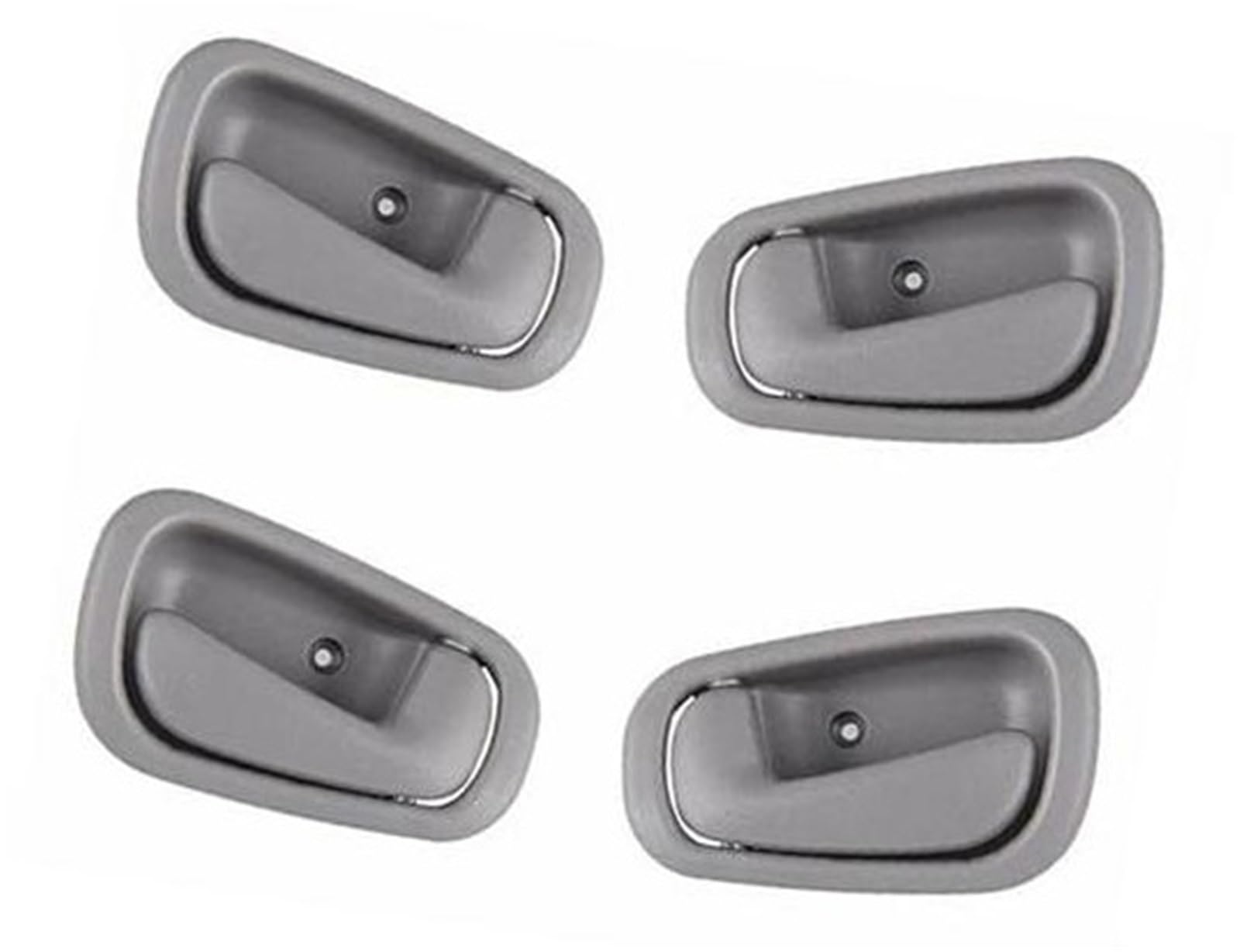 Yurefax 69206-02050 69205-02050, for Toyota, for Corolla, 1998 1999 2000 2001 2002 Autotür-Innengriff Innentürinnengriff Auto-Innentürgriff(Black 4pcs) von Yurefax