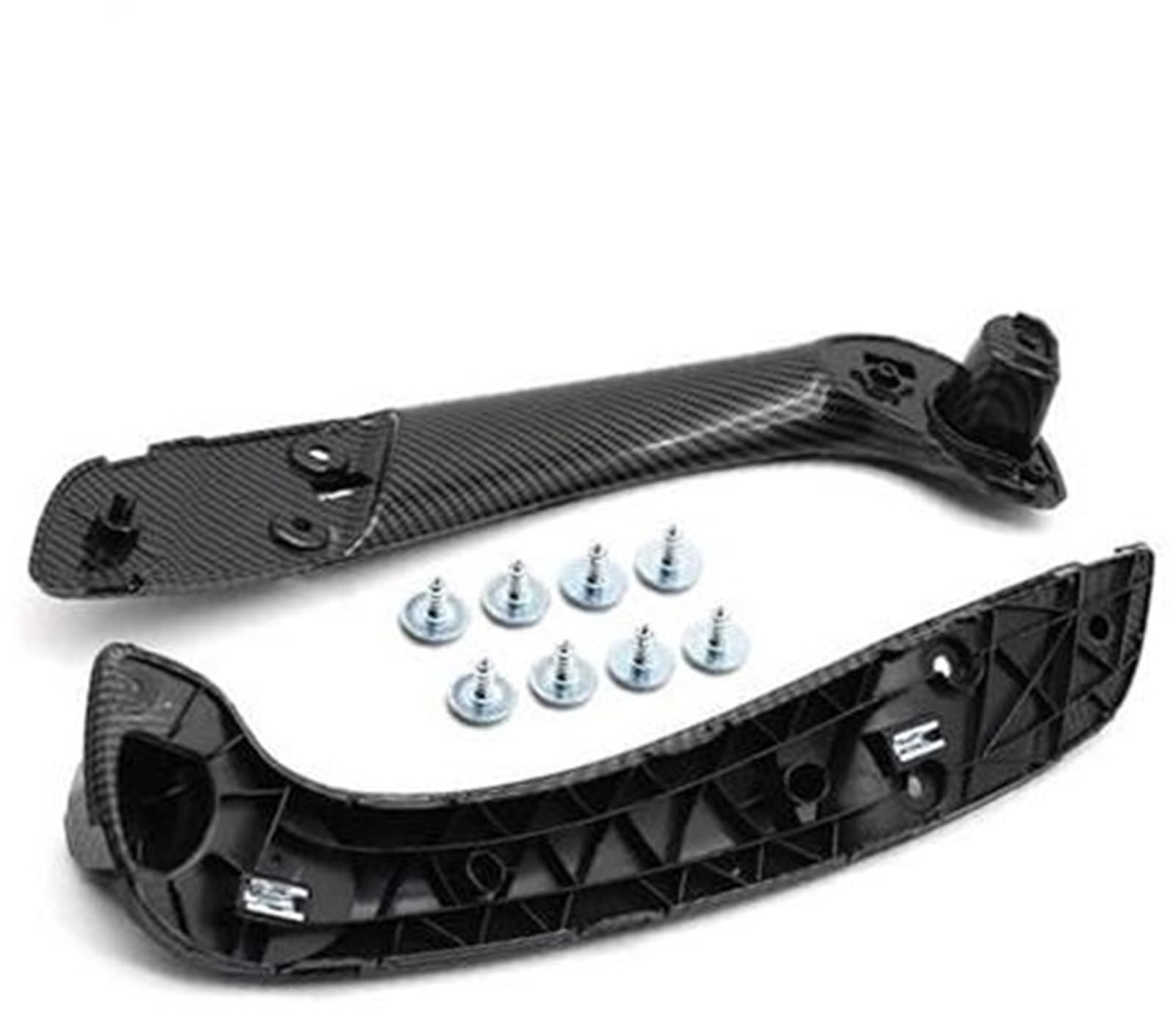 Yurefax 809600015R 197012651 Auto vorne Links rechts Innentürgriffabdeckung, for Renault, for Megane 3 III 2008–2016, for Fluence 2009–2015 Auto-Innentürgriff(Black Inner Handle-cabon 2) von Yurefax