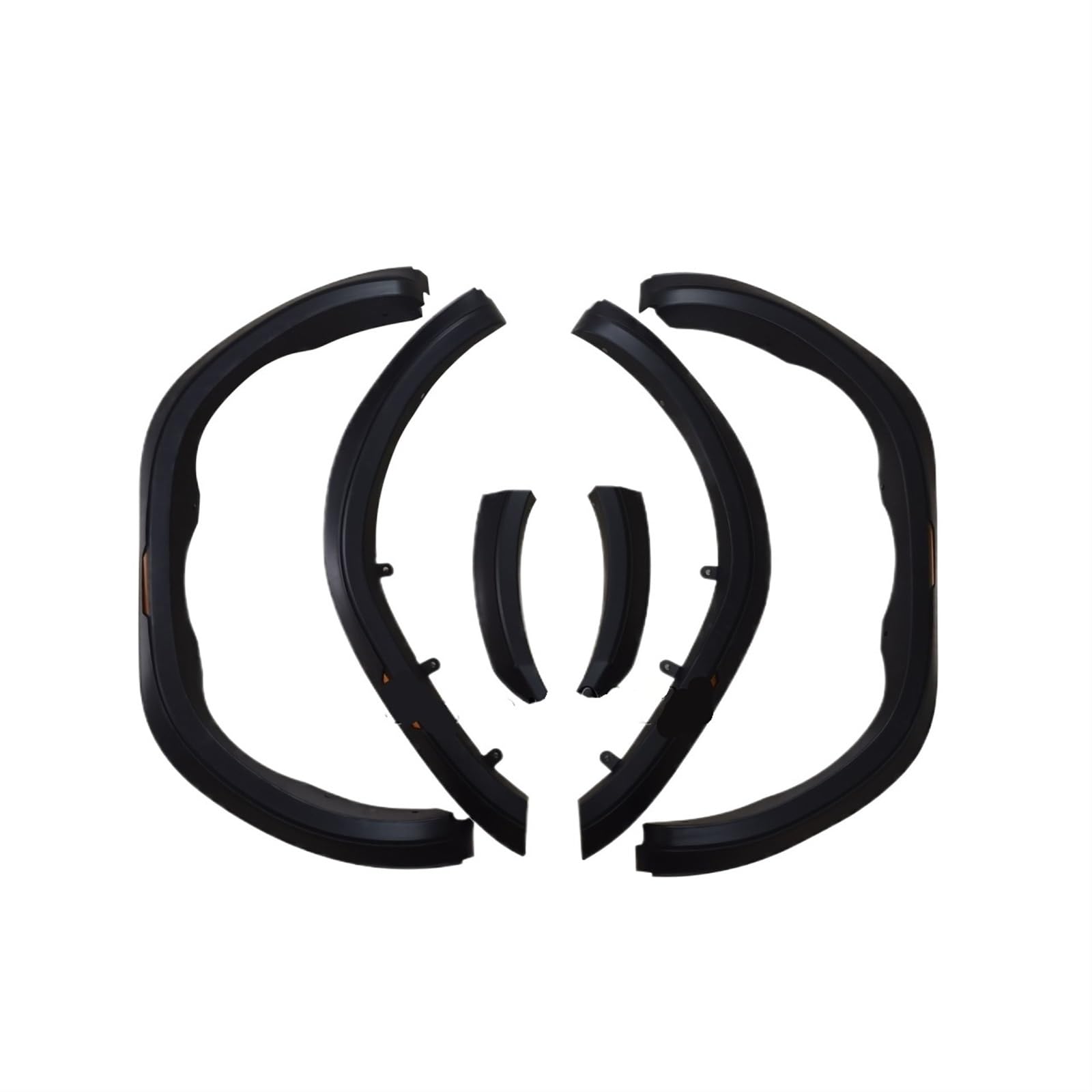 Yurefax ABS Auto Rad Augenbraue Bogen Ring Kotflügel Radlauf, for Toyota, Hilux Revo 2015-2024 Schutz/Kotflügel Aufkleber Kotflügelverbreiterung(2015-2020) von Yurefax