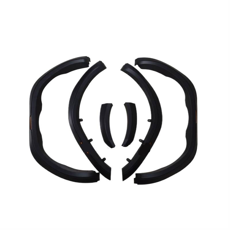 Yurefax ABS Auto Rad Augenbraue Bogen Ring Kotflügel Radlauf, for Toyota, Hilux Revo 2015-2024 Schutz/Kotflügel Aufkleber Kotflügelverbreiterung(2021-2024) von Yurefax