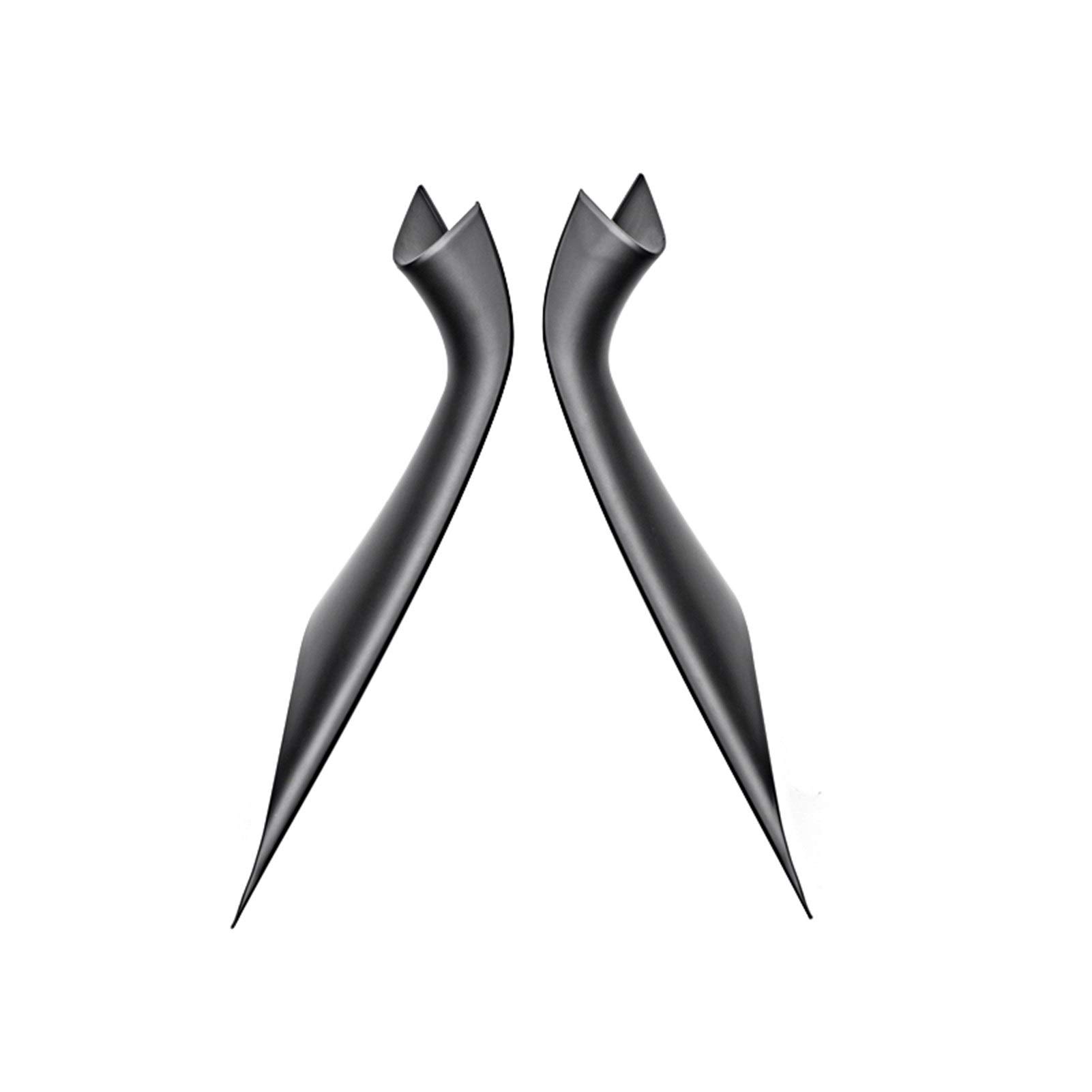 Yurefax ABS Car Styling Interieurleiste mit Kohlefaserstruktur Türgriffschutzverkleidung, for, for 5er G30 G38 2018 2019 Innentürgriff(2pcs Black) von Yurefax