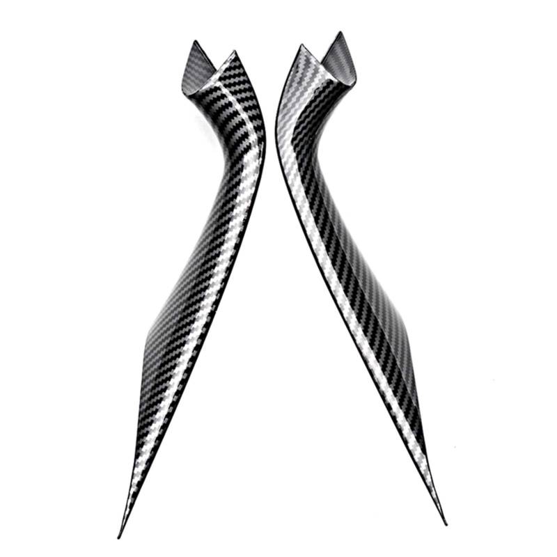Yurefax ABS Car Styling Interieurleiste mit Kohlefaserstruktur Türgriffschutzverkleidung, for, for 5er G30 G38 2018 2019 Innentürgriff(2pcs Carbon Texture) von Yurefax