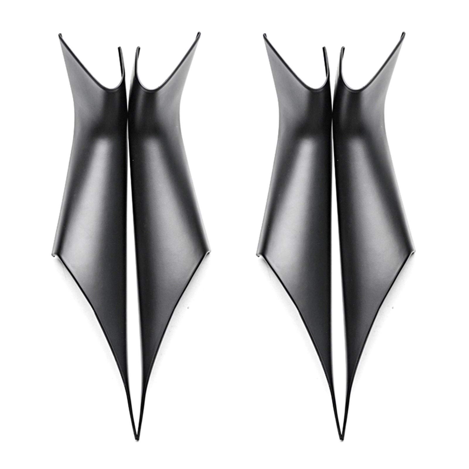 Yurefax ABS Car Styling Interieurleiste mit Kohlefaserstruktur Türgriffschutzverkleidung, for, for 5er G30 G38 2018 2019 Innentürgriff(4pcs Black) von Yurefax