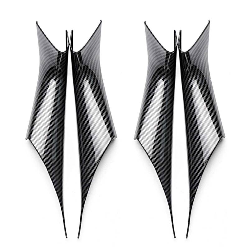Yurefax ABS Car Styling Interieurleiste mit Kohlefaserstruktur Türgriffschutzverkleidung, for, for 5er G30 G38 2018 2019 Innentürgriff(4pcs Carbon Texture) von Yurefax
