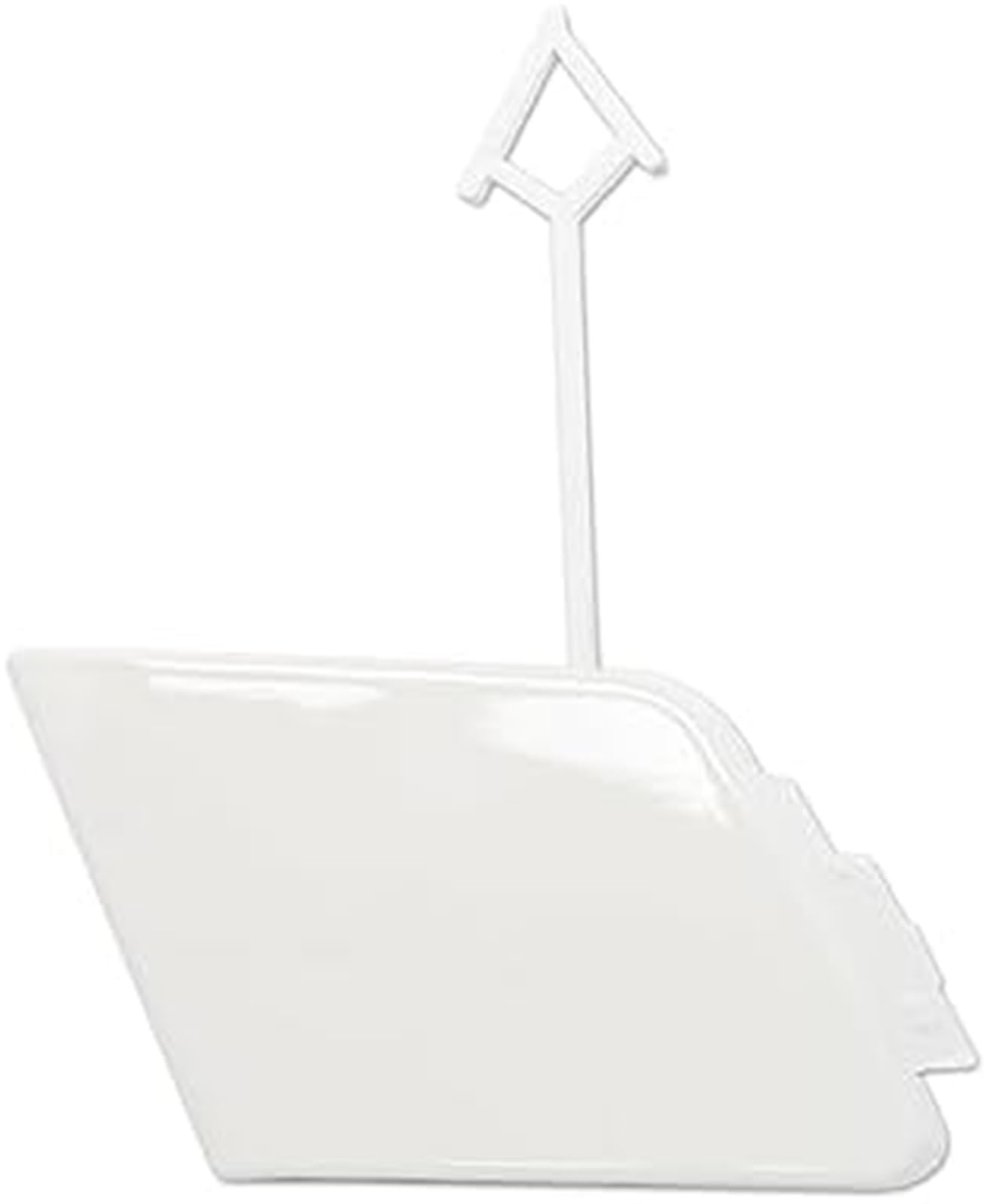 Yurefax Abschlepphaken-Ösenabdeckung, for VW, for Tiguan, 2012-2017 5N0807241A Autozubehör, Frontstoßstange Abschlepphakenkappe Abschleppösenabdeckung (Größe : White Passenger Side) Abdeckung für Absc von Yurefax