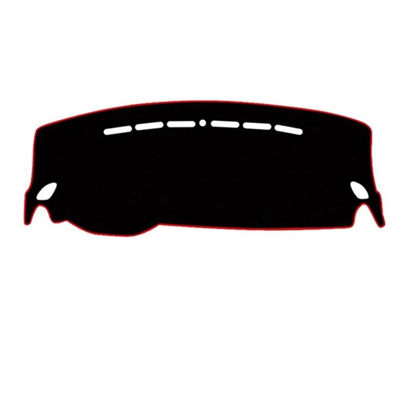 Yurefax Auto Armaturenbrett Abdeckung Dash Mat Dash Pad Sonnenschutz DashMat Armaturenbrett Abdeckung Teppich Auto Auto Styling Auto Schutz, for MG, ZS Auto-Armaturenbrett-Abdeckmatte(Red LHD) von Yurefax