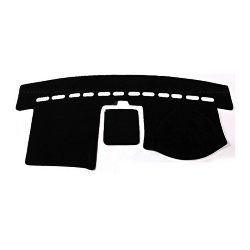 Yurefax Auto Armaturenbrett Abdeckung Dash Matte Board Pad Teppich Dashmat Innenmatten, for Touran 2004-2016 Rechtslenker Zubehör Auto-Armaturenbrett-Abdeckmatte(Black Edge,Right Hand Drive) von Yurefax