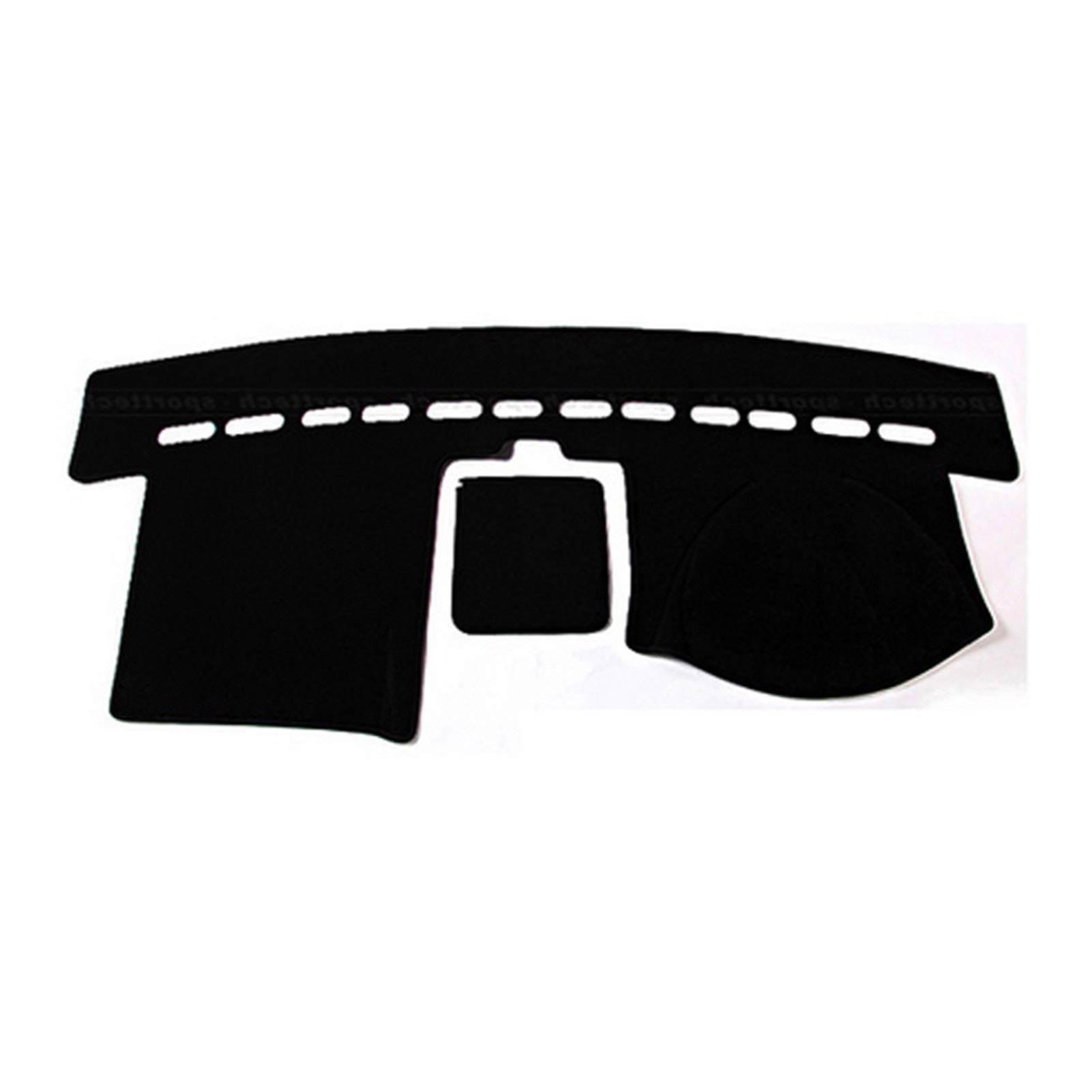 Yurefax Auto Armaturenbrett Abdeckung Dash Matte Board Pad Teppich Dashmat Innenmatten, for Touran 2004-2016 Rechtslenker Zubehör Auto-Armaturenbrett-Abdeckmatte(Red Edge,Right Hand Drive) von Yurefax