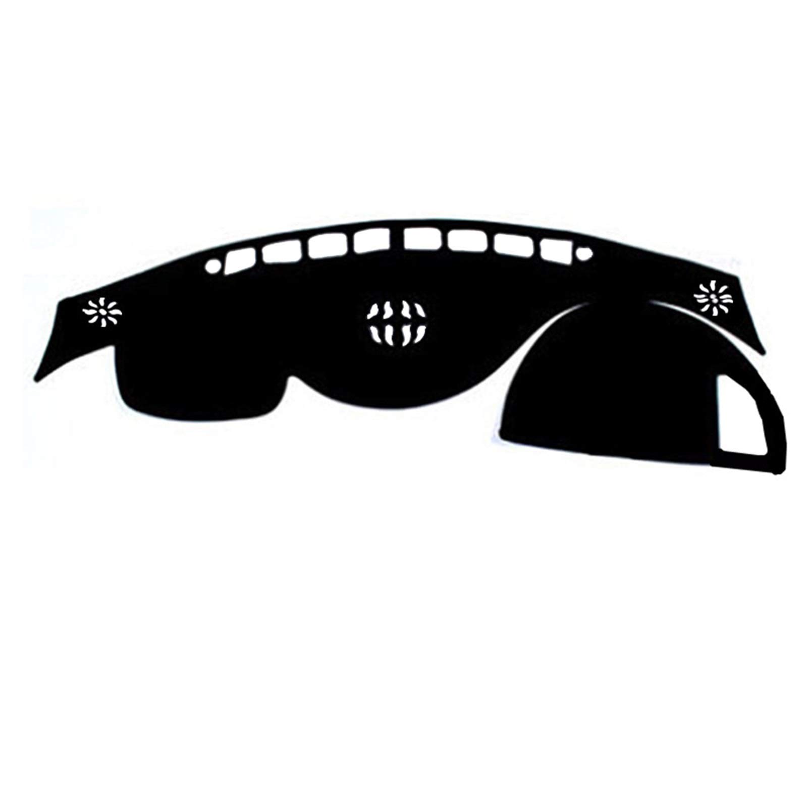 Yurefax Auto Armaturenbrett Abdeckung Dash Matte Teppich Cape, for Infiniti, FX35 FX50 FX37 2009-2013 LHD RHD Auto Dashmat 2010 2011 2012 Sonnenschutz Auto-Armaturenbrettmatte(LHD Black) von Yurefax
