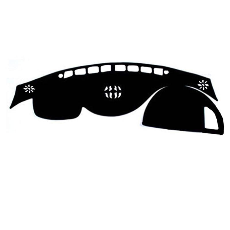 Yurefax Auto Armaturenbrett Abdeckung Dash Matte Teppich Cape, for Infiniti, FX35 FX50 FX37 2009-2013 LHD RHD Auto Dashmat 2010 2011 2012 Sonnenschutz Auto-Armaturenbrettmatte(LHD Black) von Yurefax