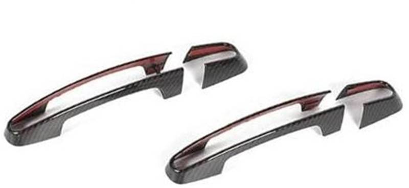 Yurefax Auto-Außentürgriff, for Chevrolet, for Camaro, 2017 2018 2019 2020 Außentürgriffeinsätze Abdeckung Außengriffschalenverkleidung Dekor Autotürgriffabdeckung(Black Fiber Pattern) von Yurefax