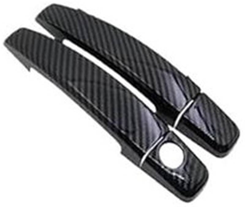 Yurefax Auto-Außentürgriff, for Opel, for Astra H 2012~2022, for Holden, for Astra A04 MK3s Abdeckung Außenkratzschutz Dekor Zubehör Autotürgriffabdeckung(Black 5) von Yurefax