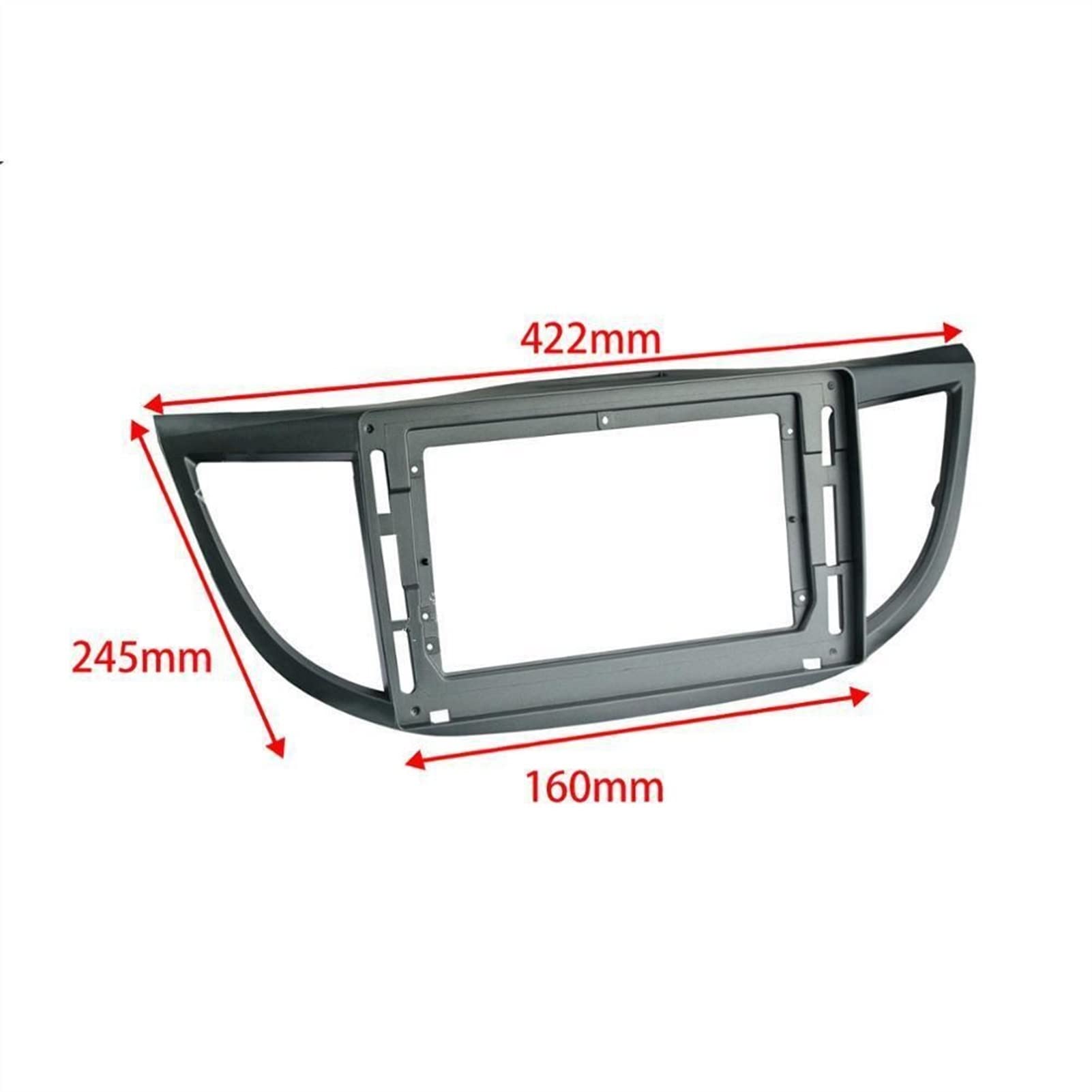 Yurefax Auto-Blende, Notlicht-Arbeit, CRV 2012–2017, Canbus-Kabel, Armaturenbrett-Montage, Installation, Doppel-DIN-Auto-DVD-Rahmen-Kit Car-Audio-Armaturenbrettrahmen(Frame CANBUS Cable) von Yurefax