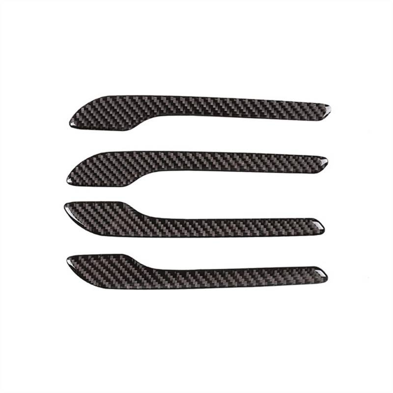 Yurefax Auto Carbon Faser Außentür Griff Pull Abdeckung Aufkleber Trim, for Tesla, for Modell 3 2018 2019 Innentürgriff von Yurefax
