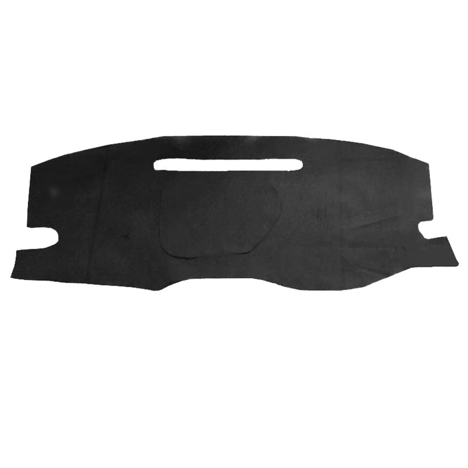 Yurefax Auto-Innen-Armaturenbrett-Abdeckung, Armaturenbrett-Matte, Teppich, for Renault, for Dacia, Lodgy Sonnenschutz, Anti-Sonnen-Kissen, Cape-Pad-Schutz Auto-Armaturenbrett-Abdeckmatte(RHD Black) von Yurefax
