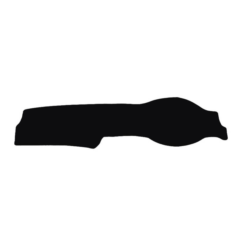 Yurefax Auto-Innen-Armaturenbrett-Abdeckung, Auto-Armaturenbrett-Matte, Teppich, Sonnenschutz, Armaturenbrett-Matte, for, A6 C6 3. Generation 2005–2011 Auto-Armaturenbrettmatte(Black RHD) von Yurefax