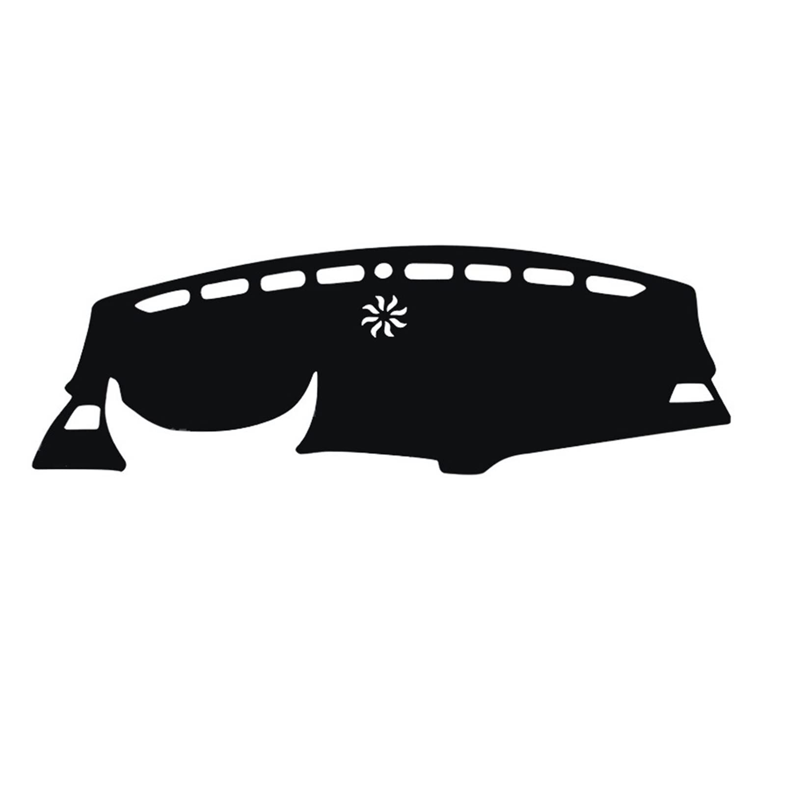 Yurefax Auto-Innenarmaturenbrett-Abdeckung, Auto-Armaturenbrett-Matte, Teppich, Sonnenschutz, Armaturenbrett-Teppich, Kissen, for Peugeot, 3008 5008 2017–2020 Auto-Armaturenbrett-Abdeckmatte(Red LHD) von Yurefax