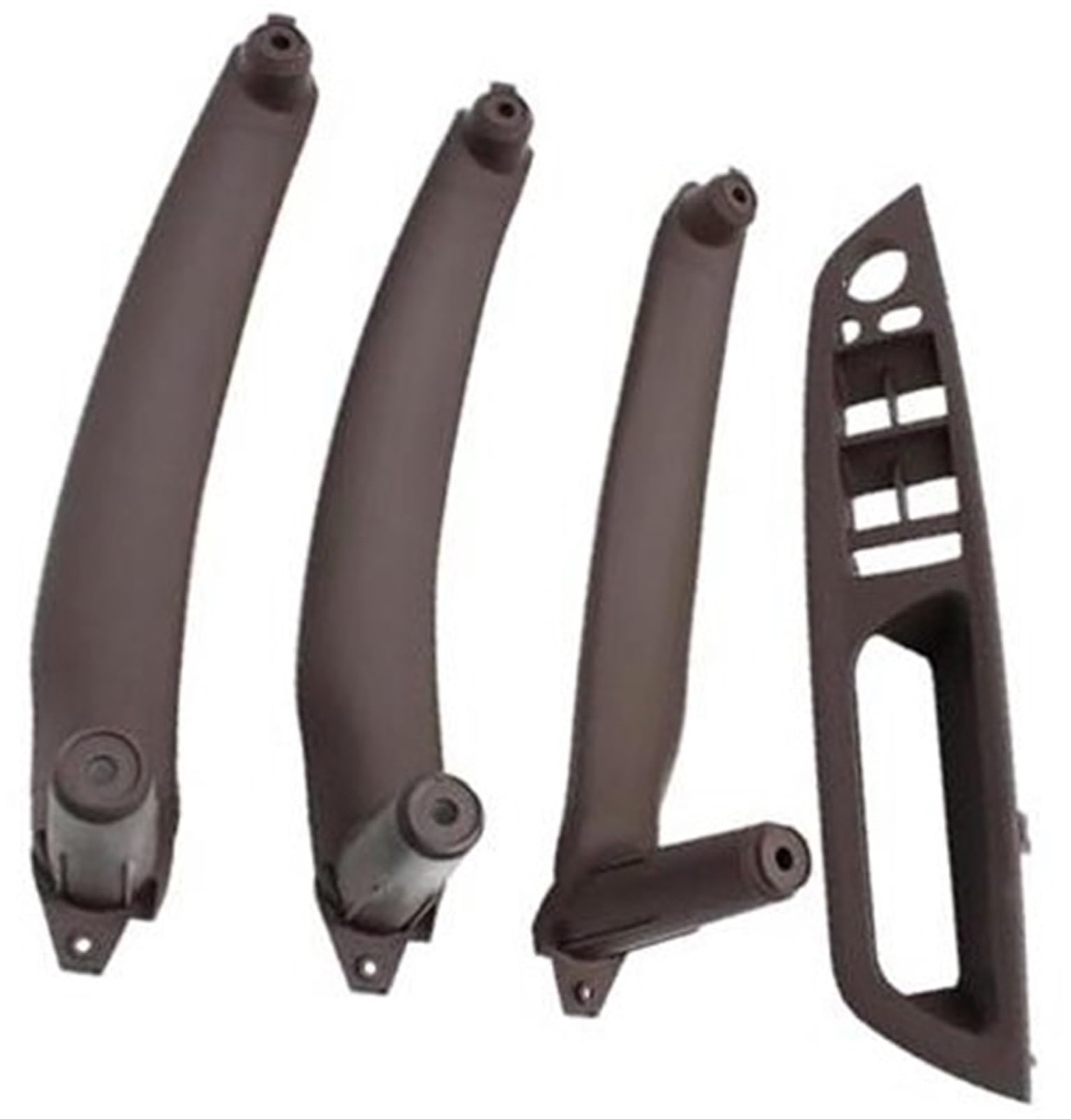 Yurefax Auto-Innentür-Zuggriff, innere Armlehnen-Panel-Abdeckung LHD RHD, for, X5 X6 E70 E71 E72 2007 2008–2013 51416975791 51416975796 Auto-Innentürgriff(Black RHD Moka Set) von Yurefax