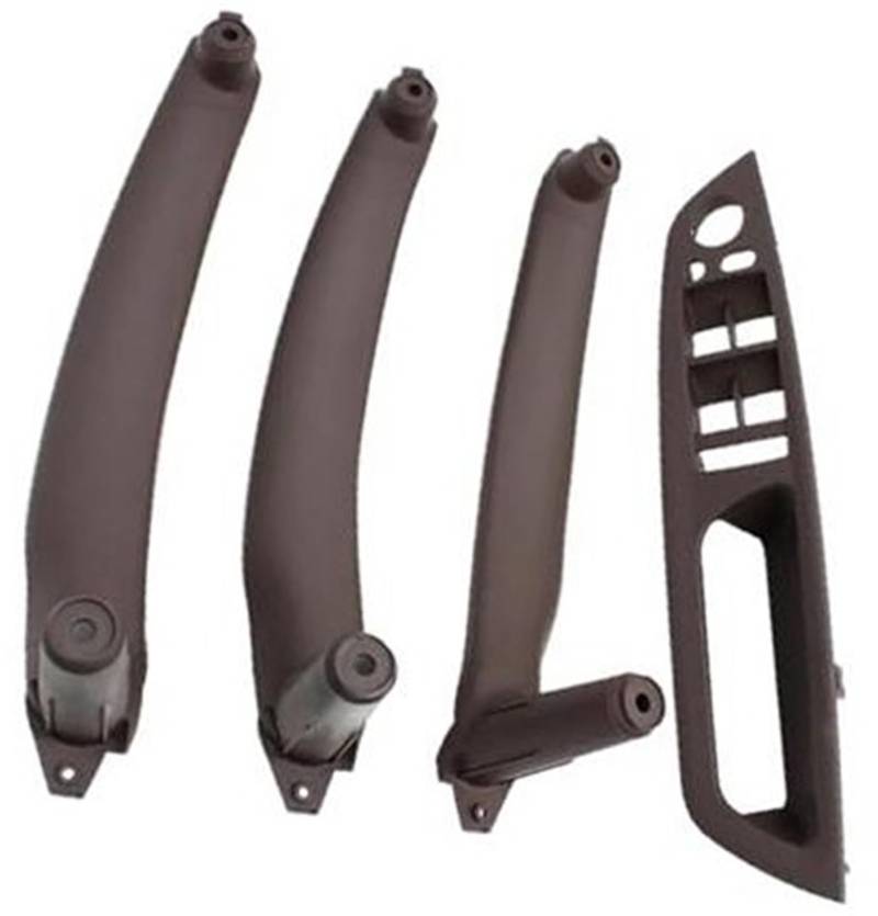 Yurefax Auto-Innentür-Zuggriff, innere Armlehnen-Panel-Abdeckung LHD RHD, for, X5 X6 E70 E71 E72 2007 2008–2013 51416975791 51416975796 Auto-Innentürgriff(Black RHD Moka Set) von Yurefax