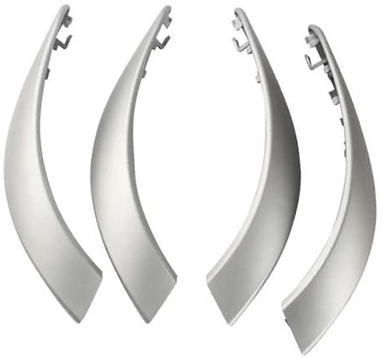 Yurefax Auto-Innenverkleidung, innere Türgriffverkleidung, Zugverkleidungsabdeckung, for, 3er-Serie F30 F31 2013–2018 GT F34 2014–2019 4dr F36 2015–2019 Auto-Innentürgriff(Silver) von Yurefax