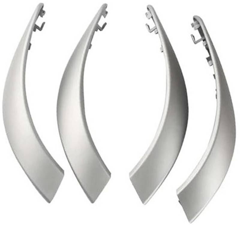 Yurefax Auto-Innenverkleidung, innere Türgriffverkleidung, Zugverkleidungsabdeckung, for, 3er-Serie F30 F31 2013–2018 GT F34 2014–2019 4dr F36 2015–2019 Auto-Innentürgriff(Silver) von Yurefax