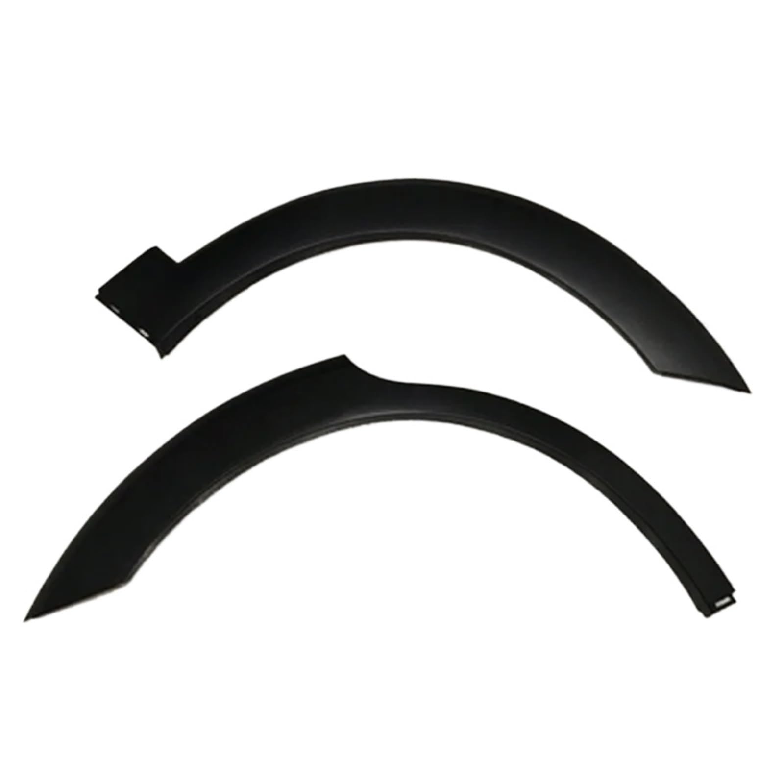 Yurefax Auto Kotflügelverbreiterungen Bögen Flügel Expander Bogen Augenbraue, for Chevrolet, Captiva 2008-17 Auto Kotflügel Rad Lippe Körper Kotflügelverbreiterung(Front Black) von Yurefax