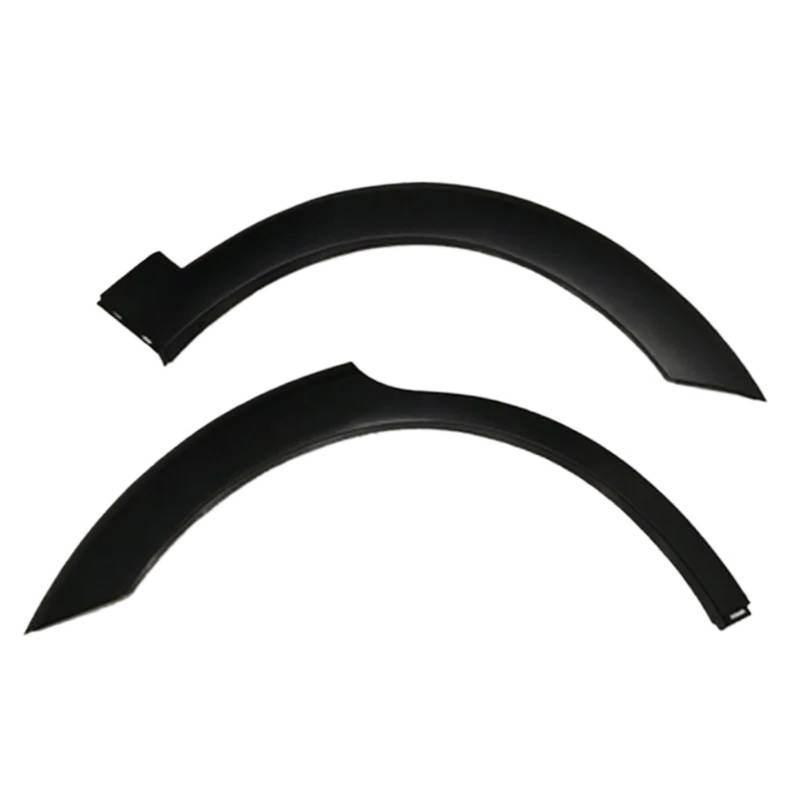 Yurefax Auto Kotflügelverbreiterungen Bögen Flügel Expander Bogen Augenbraue, for Chevrolet, Captiva 2008-17 Auto Kotflügel Rad Lippe Körper Kotflügelverbreiterung(Front Black) von Yurefax