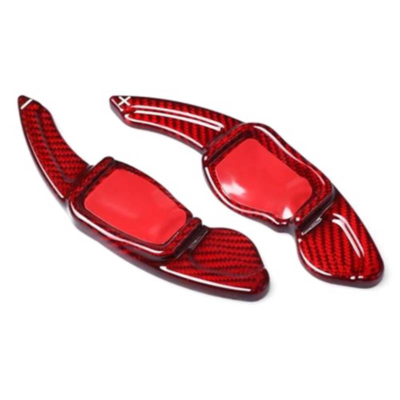 Yurefax Auto-Lenkrad-Paddelschaltverlängerung, for MK5 MK6 R20 R32 R36 CC, for Scirocco, Autozubehör aus echtem Carbon Auto-Schaltwippen von Yurefax