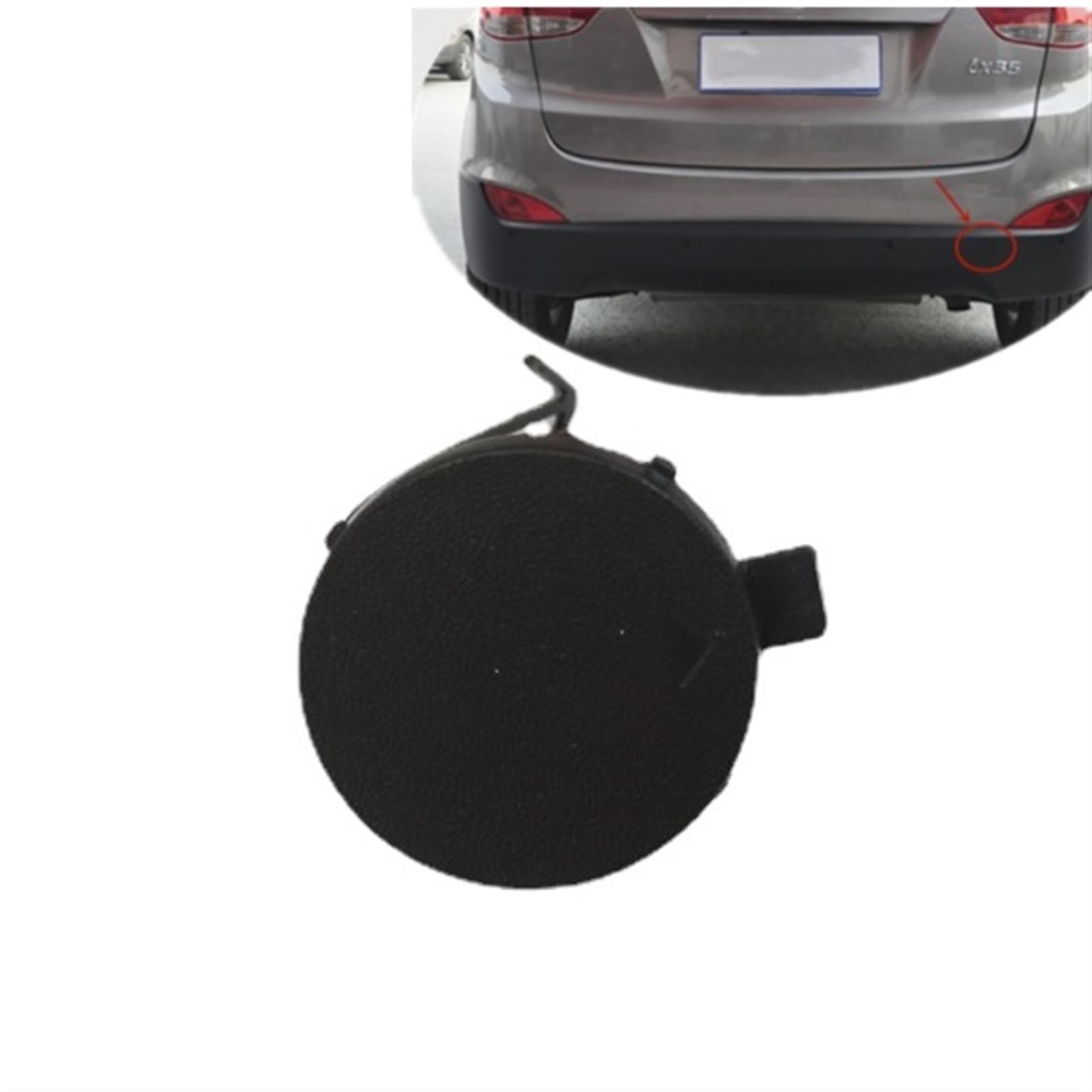 Yurefax Auto-hintere Stoßstange Abschlepphaken-Augen-Abdeckkappe, for Hyundai, IX35 2011 2012 2013 2014 2015 Abdeckung für Abschlepphakenöse Yurefax Auto-hintere Stoßstange Abschlepphaken-Augen-Abdeckkappe, for Hyundai, IX35 2011 2012 2013 2014 2015 Abdeckung für Abschlepphakenöse von Yurefax