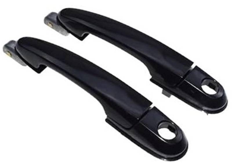 Yurefax Autoaußenseite Vorne Links, for Hyundai, for Tucson 2005 2006 2007 2008 2009 Schwarzer Außentürgriff Vorne Hinten Rechts Links 83660-2E000,82660-2E020,83650-2E000,82650-2E020 Autotürgriffabdec von Yurefax