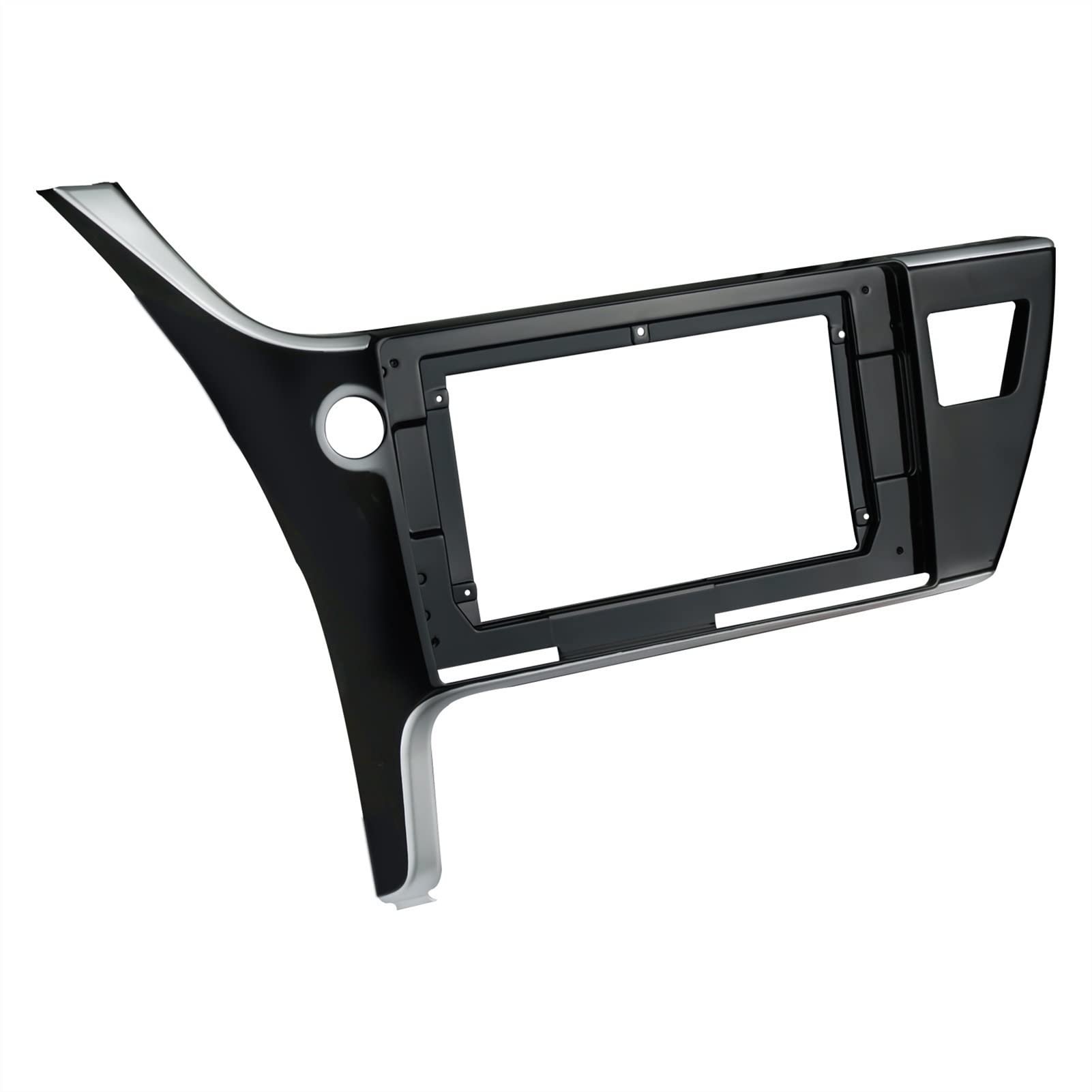 Yurefax Autoblende, for Toyota, for Corolla, 2017-2018 Linkes Rad Nordamerika Naher Osten 2Din Auto DVD Rahmen Audio Blenden Panel Armaturenbrett Car-Audio-Armaturenbrettrahmen(Only Frame) von Yurefax
