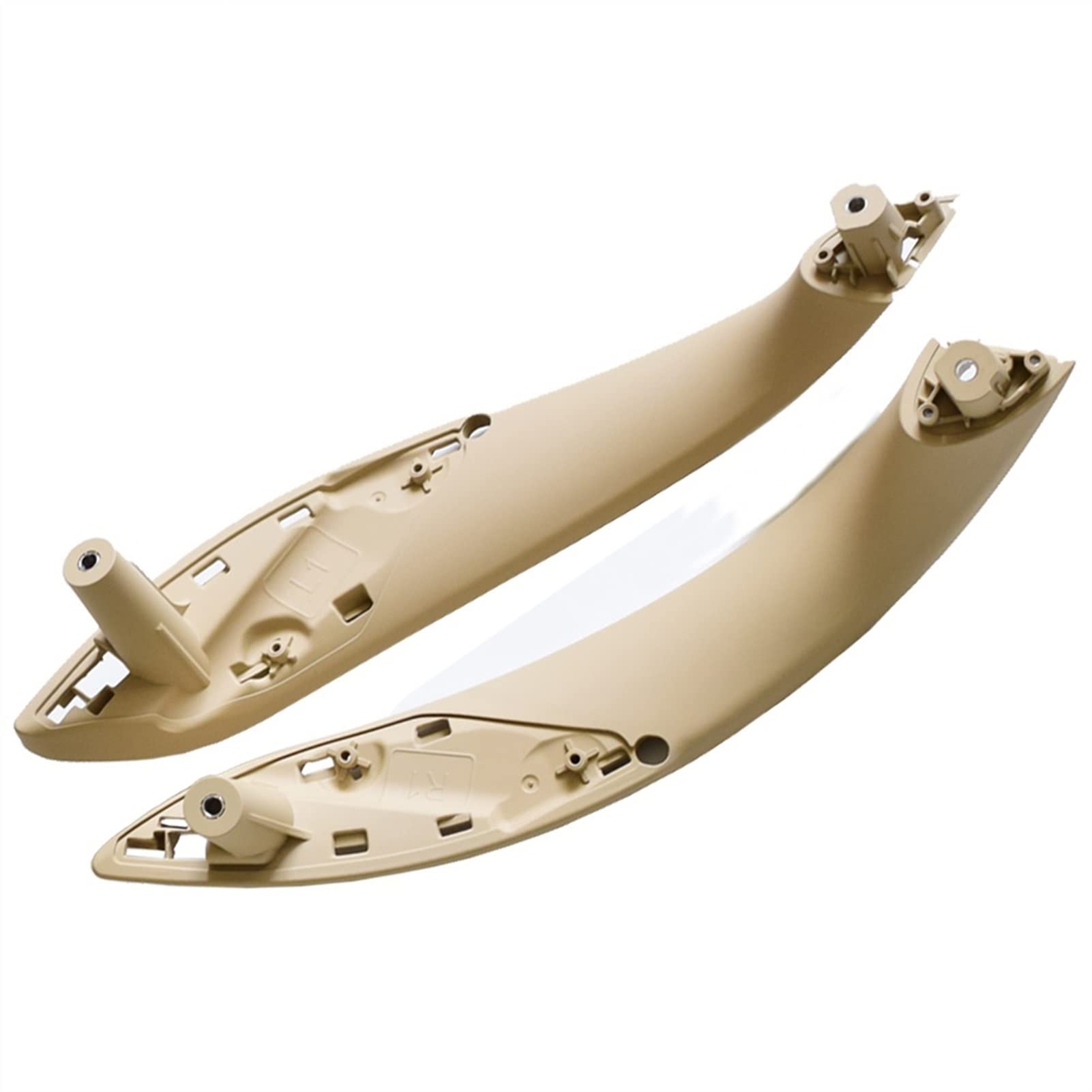 Yurefax Beige Schwarz Vorne/Hinten Auto Innentürgriff Türverkleidung Pull Panel Griffe, for, for F30 F80 F31 F32 F34 2012-2017 Innentürgriff(Beige-2pcs-Front) von Yurefax