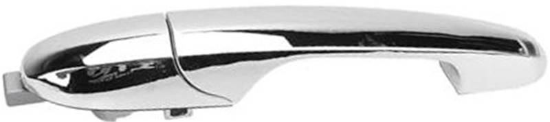 Yurefax Chrom-Türgriff mit bequemem Griff, ABS-Außentürgriff Chrom, for Linkslenker-Fahrzeuge, langlebiger Außentürgriff, for Linkslenker-Fahrzeuge Autotürgriffabdeckung(Black Front Right: 735485874) von Yurefax