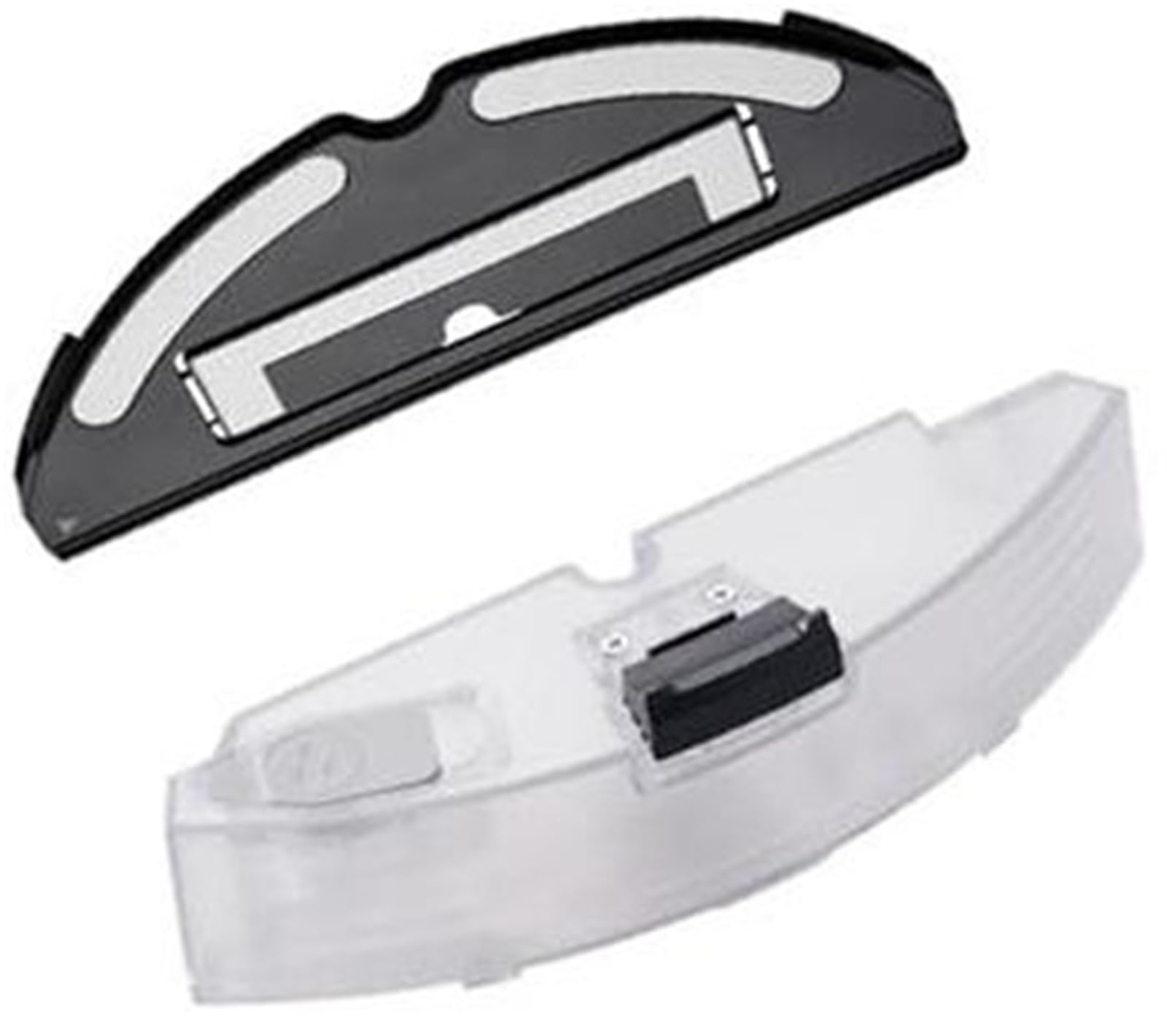 Yurefax Elektrisch gesteuerte Wassertank-Mopps, Stoffhalterung, Ersatzteilzubehör, for Roborock, S7 Staubsauger Staubsauger-Staubbehälter(Black Set2) von Yurefax