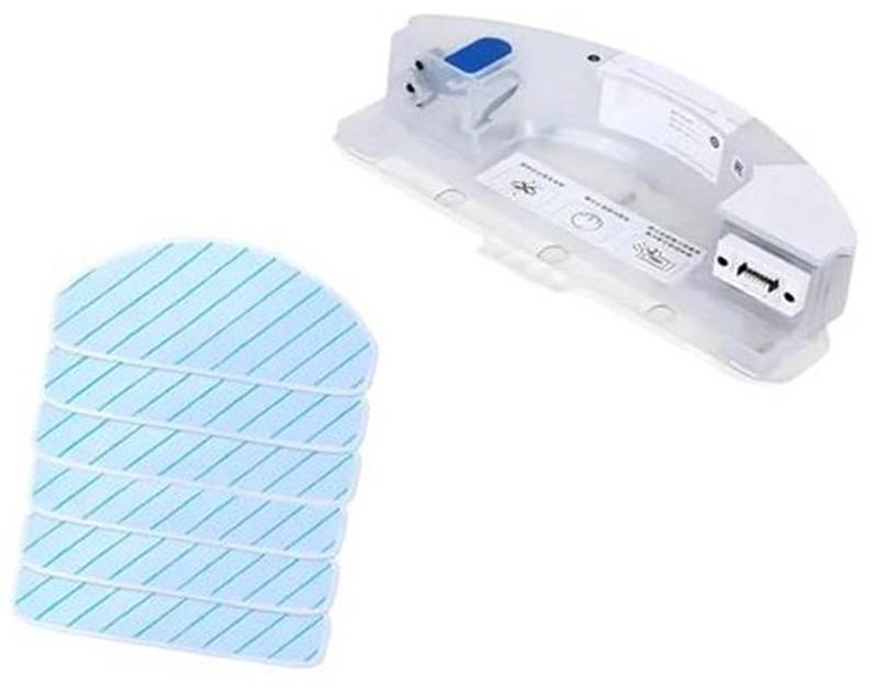 Yurefax Kehrmaschine Staubsauger Wassertank, Wischtuch Pad, kompatibel, for Ecovacs T9 T8 MAX T8 Power T9 MAX T9 Power OZMO Pro Staubsauger-Staubbehälter von Yurefax