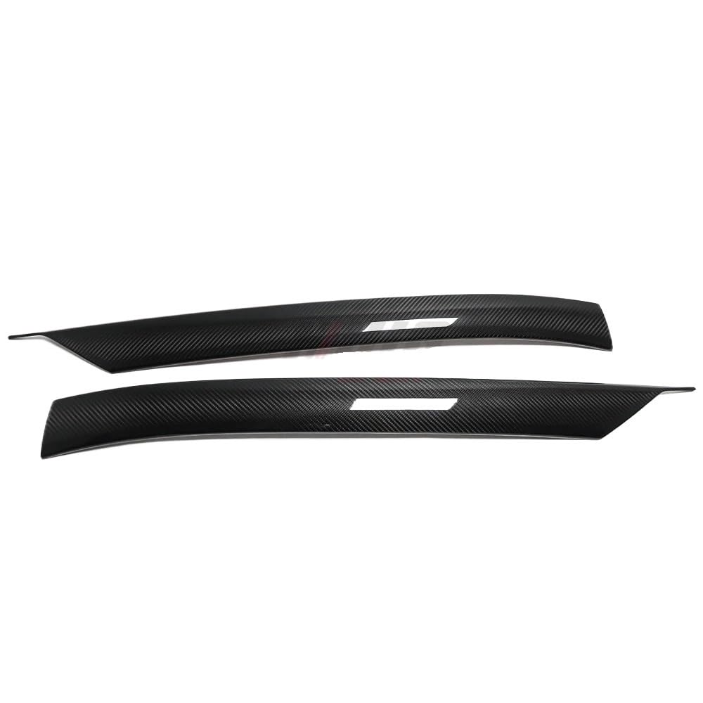 Yurefax Kohlefaser-Außentür-Fenster-Säulen-A-Panel-Aufkleber-Abdeckungsverkleidung, for Corvette, C8 Stingray Cabrio Coupe Z51 Z06 2020–2024 Verkleidung der A-Säule der Windschutzscheibe Yurefax Kohlefaser-Außentür-Fenster-Säulen-A-Panel-Aufkleber-Abdeckungsverkleidung, for Corvette, C8 Stingray Cabrio Coupe Z51 Z06 2020–2024 Verkleidung der A-Säule der Windschutzscheibe von Yurefax