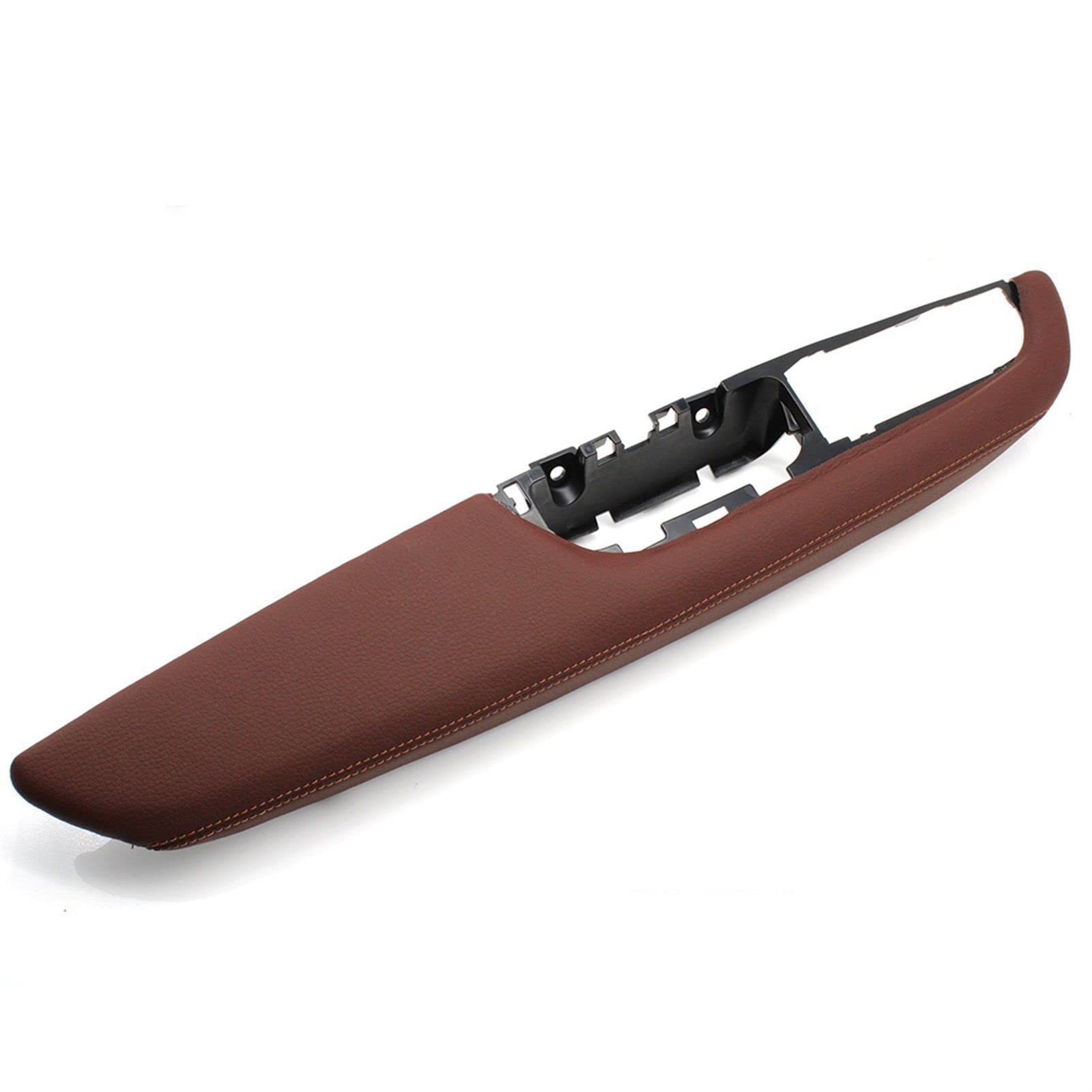 Yurefax LHD Innentürgriff Armlehne Leder Außenrahmen Halterung Ersatz, for, for X5 X6 E70 E71 E72 Innentürgriff(LHD Red Brown) von Yurefax