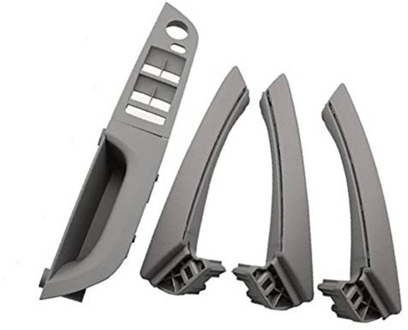 Yurefax LHD Linke Fahrertür-Armlehne, Innentür-Zuggriff, kompletter Satz Ersatz, for, 3er-Serie E90 E91 2004–2012 Auto-Innentürgriff(Black A1 Gray) von Yurefax